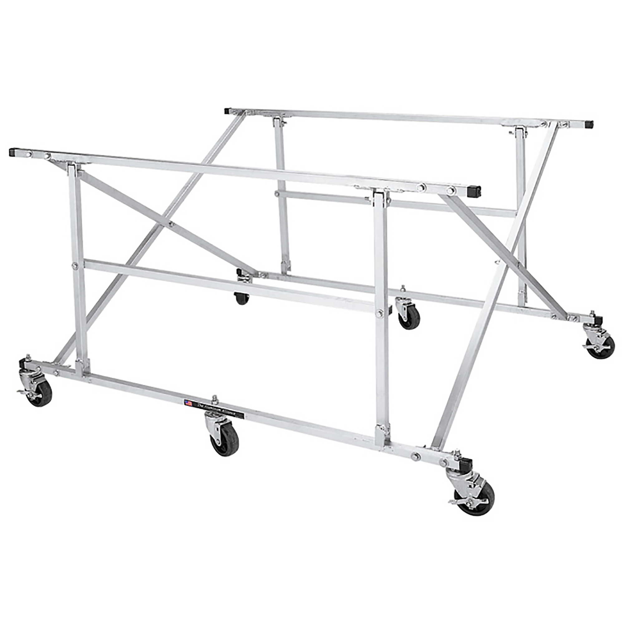Keysco Aluminum Pick-Up Bed Dolly — 800-Lb. Capacity, holds many different size truck beds for autobody repair, 4in. Swivel Casters, Model# 73783